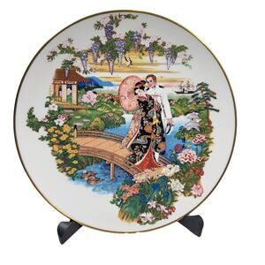 Lenox Official Metropolitan Opera Centennial Plate #68 Madama Butterfly 24K Gold